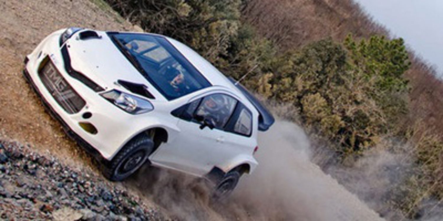 El test de 'jovenes pilotos' de Toyota con el Yaris WRC