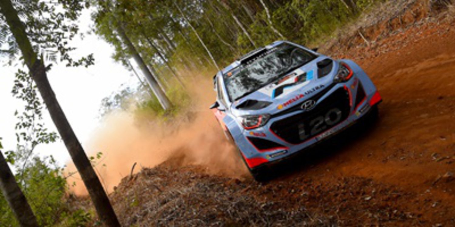 El barro será un reto para el Hyundai i20 WRC en Gales