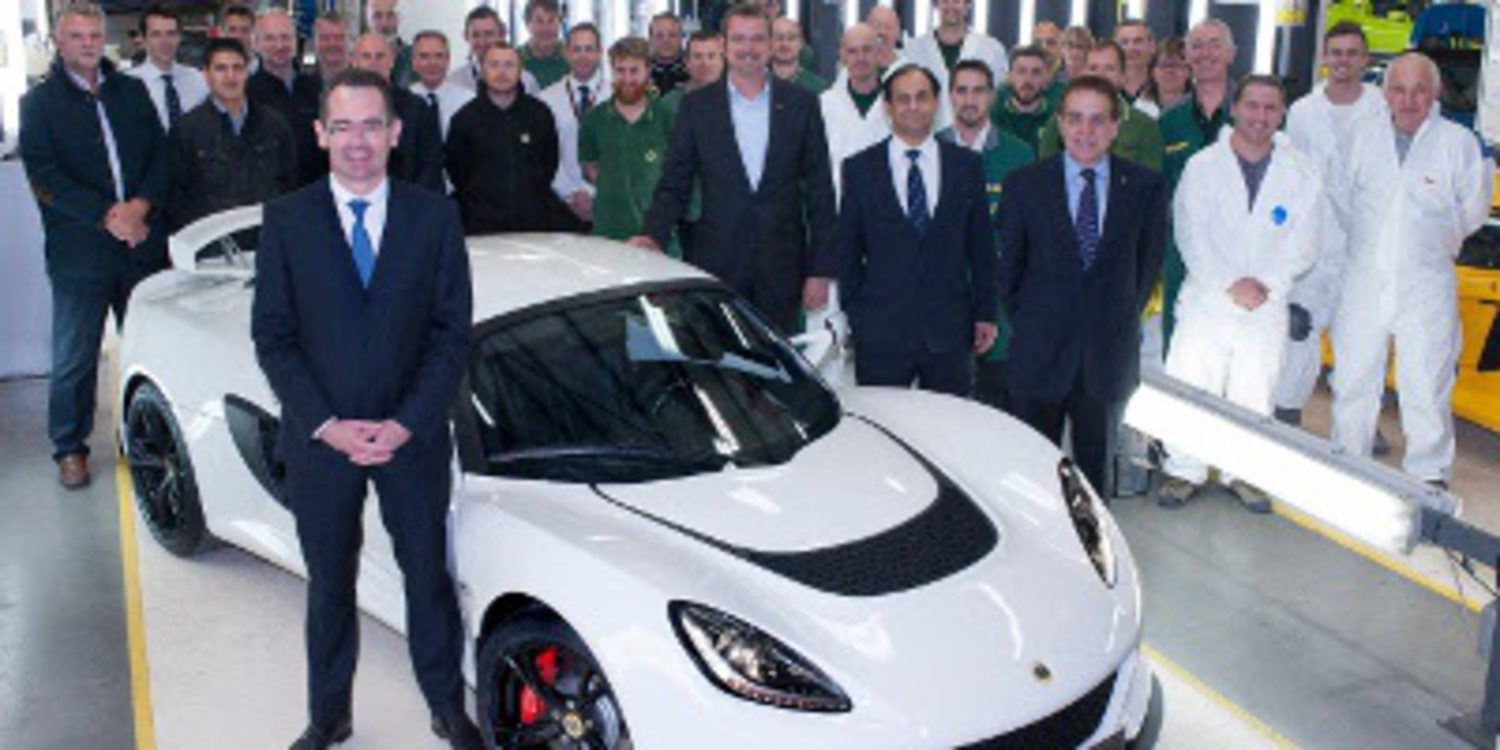 Lotus fabrica el Exige S número 1.000