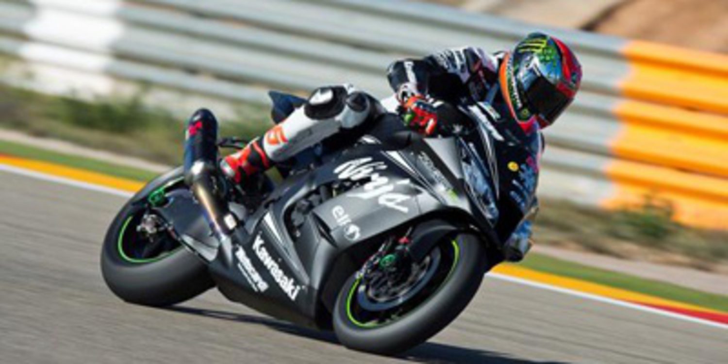 Test de Kawasaki y Ducati SBK en MotorLand Aragón
