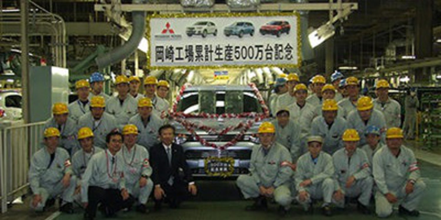 Mitsubishi fabrica el vehículo 5 millones de Okazaki