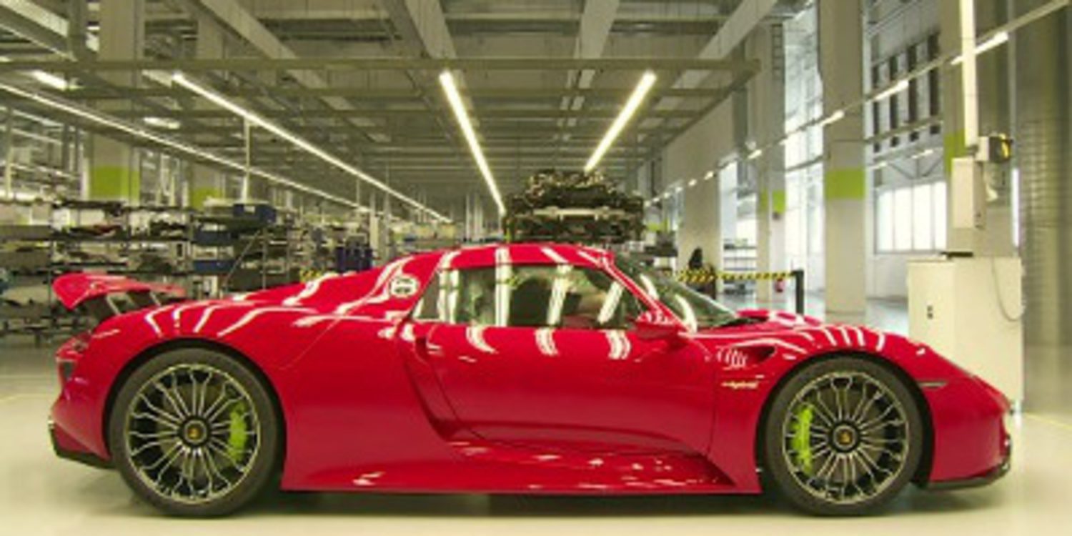 Proceso de fabricación del Porsche 918 Spyder