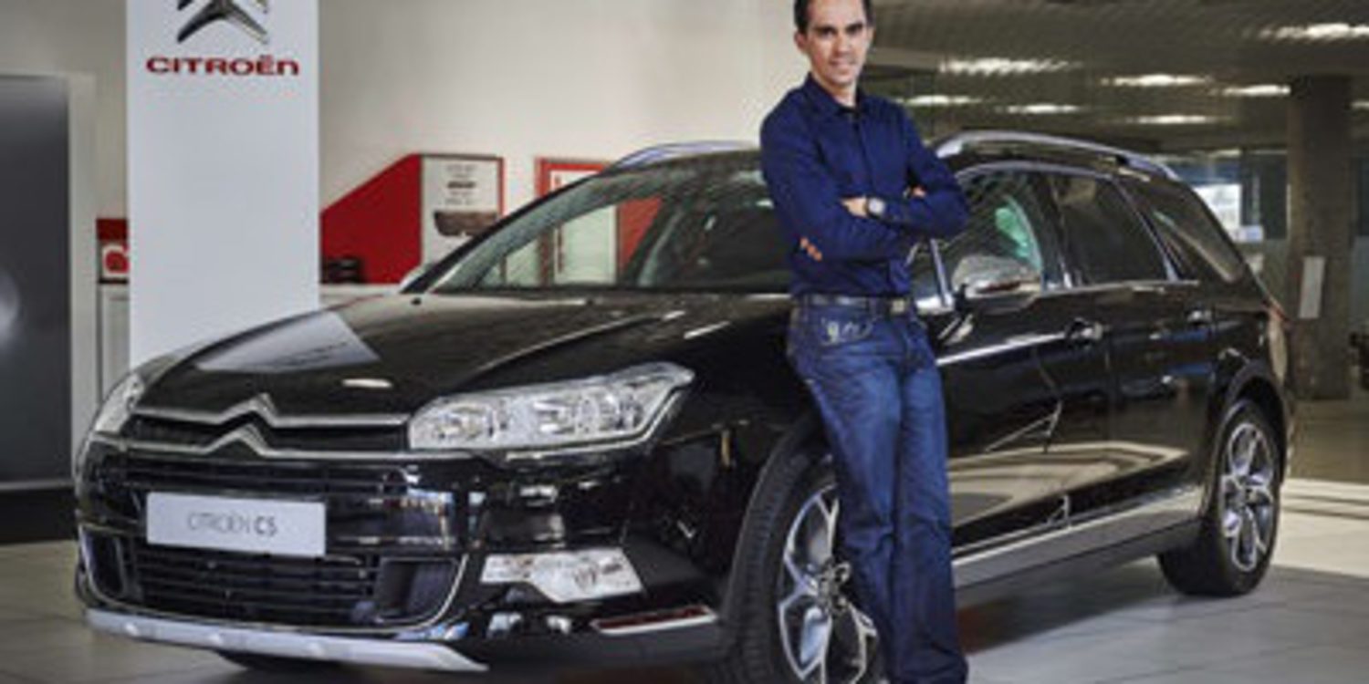 Alberto Contador firma una alianza con Citroën