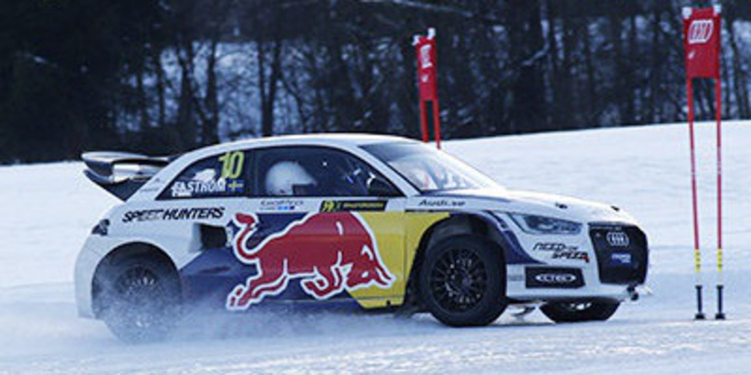 Mattias Ekström y Felix Neureuther disfrutan con el Audi S1 EKS RX