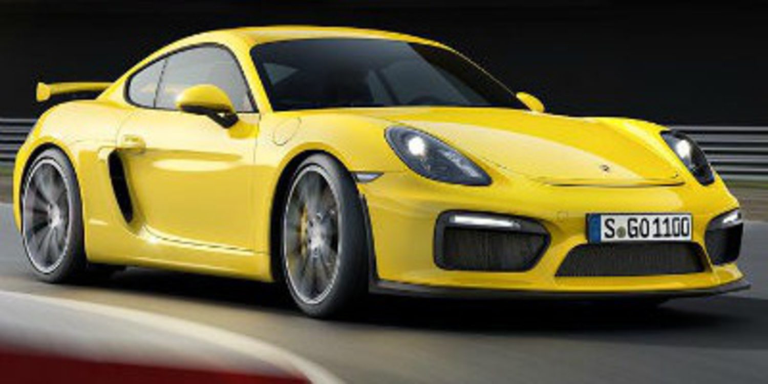 Porsche presenta el espectacular Cayman GT4