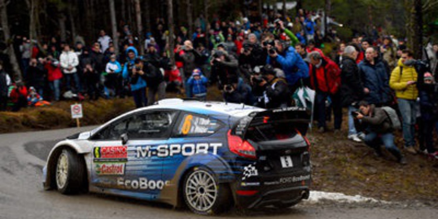 Evans y Tänak a sorprender en el Rally de Suecia