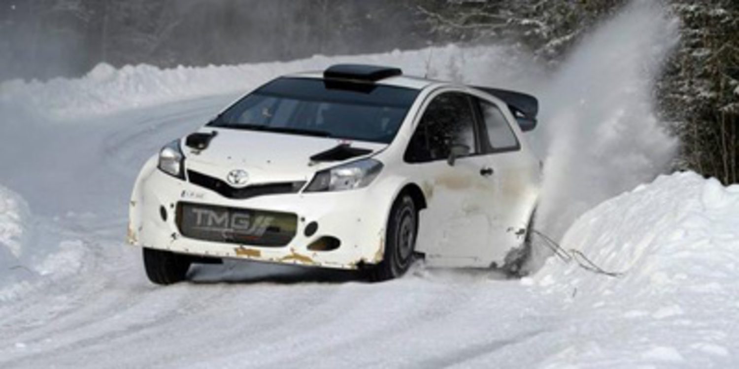 Toyota sigue los pasos del Mundial y prueba en Suecia