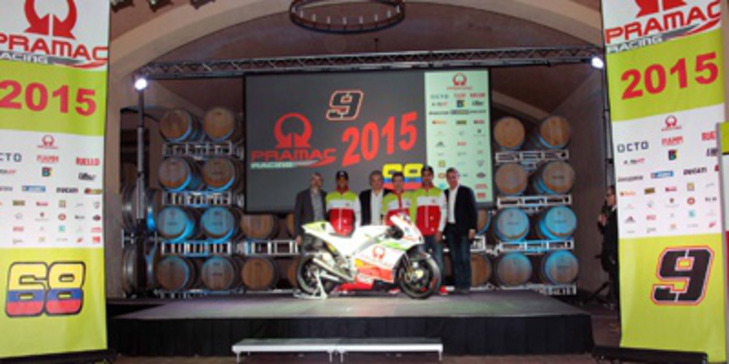 Presentación del Pramac Racing Team en Italia