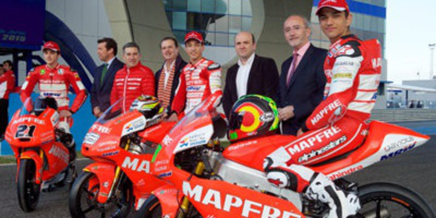 Mapfre Mahindra Team se presenta bajo el 'ovni' de Jerez