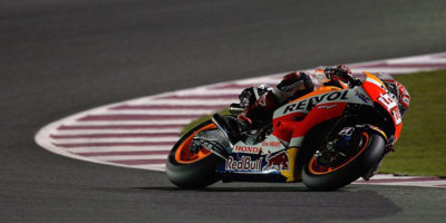 Dos vueltas y Marc Márquez domina el FP1 de MotoGP en Catar