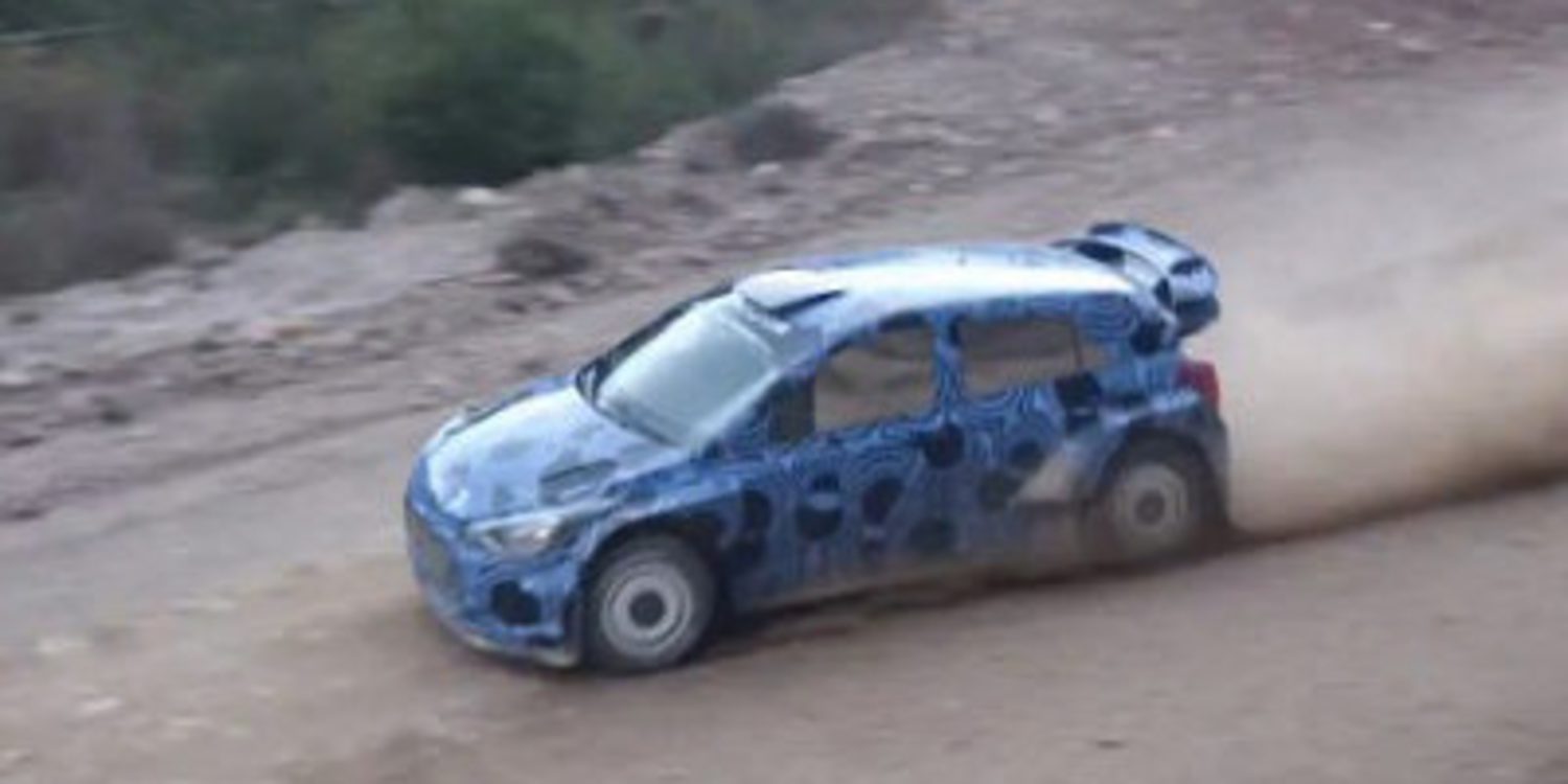 Test de Thierry Neuville con el nuevo Hyundai i20 WRC