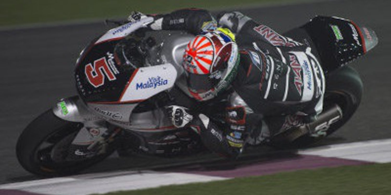 Johann Zarco se anota el warm up de Moto2 en Doha