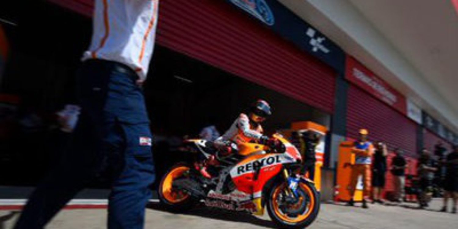 Neumáticos protagonistas en el warm up de MotoGP