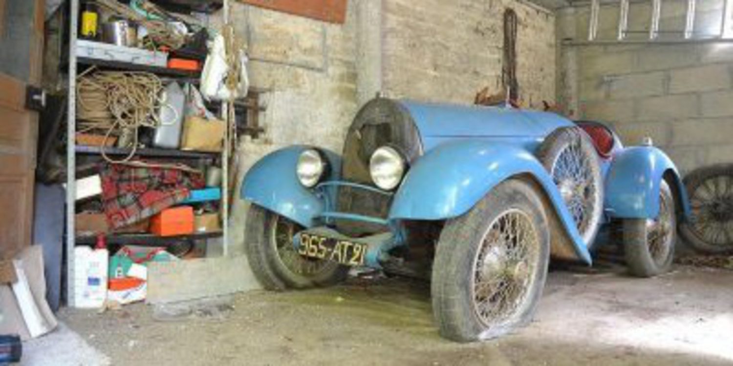 Encuentran un Bugatti Type 13 olvidado en un granero