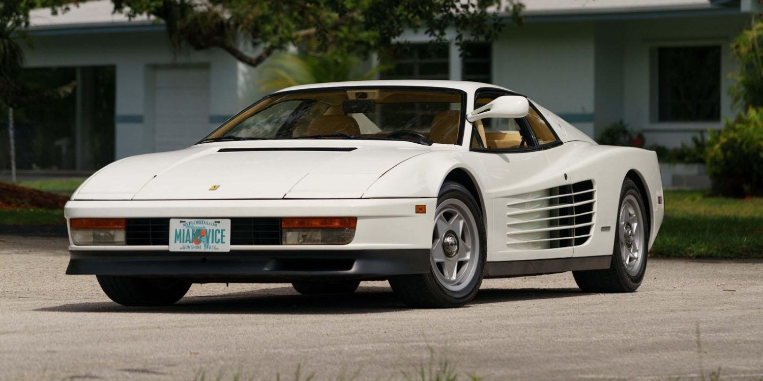 Aparece por segunda vez el Ferrari Testarossa de Miami Vice a subasta