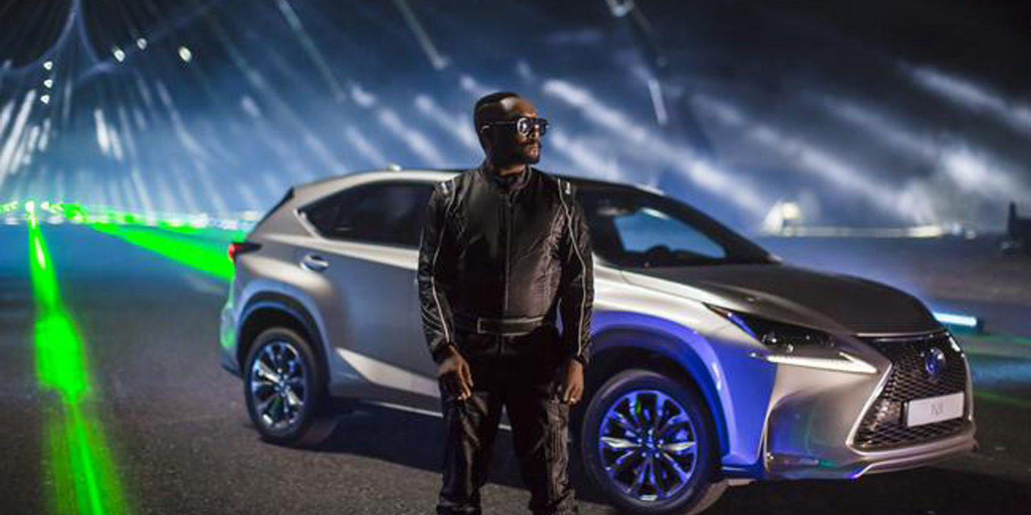 Will.I.Am y Lexus crean un espectáculo audiovisual