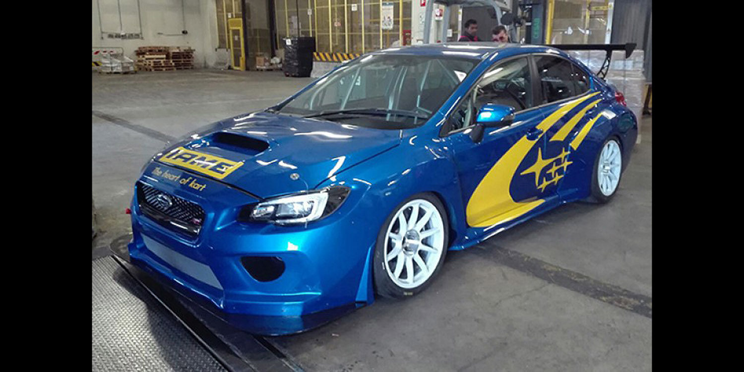 Epicos azul y amarillo para el Subaru de las TCR