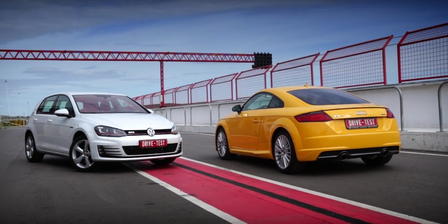 Vídeo: Volkswagen Golf GTI frente al Audi TT coupé