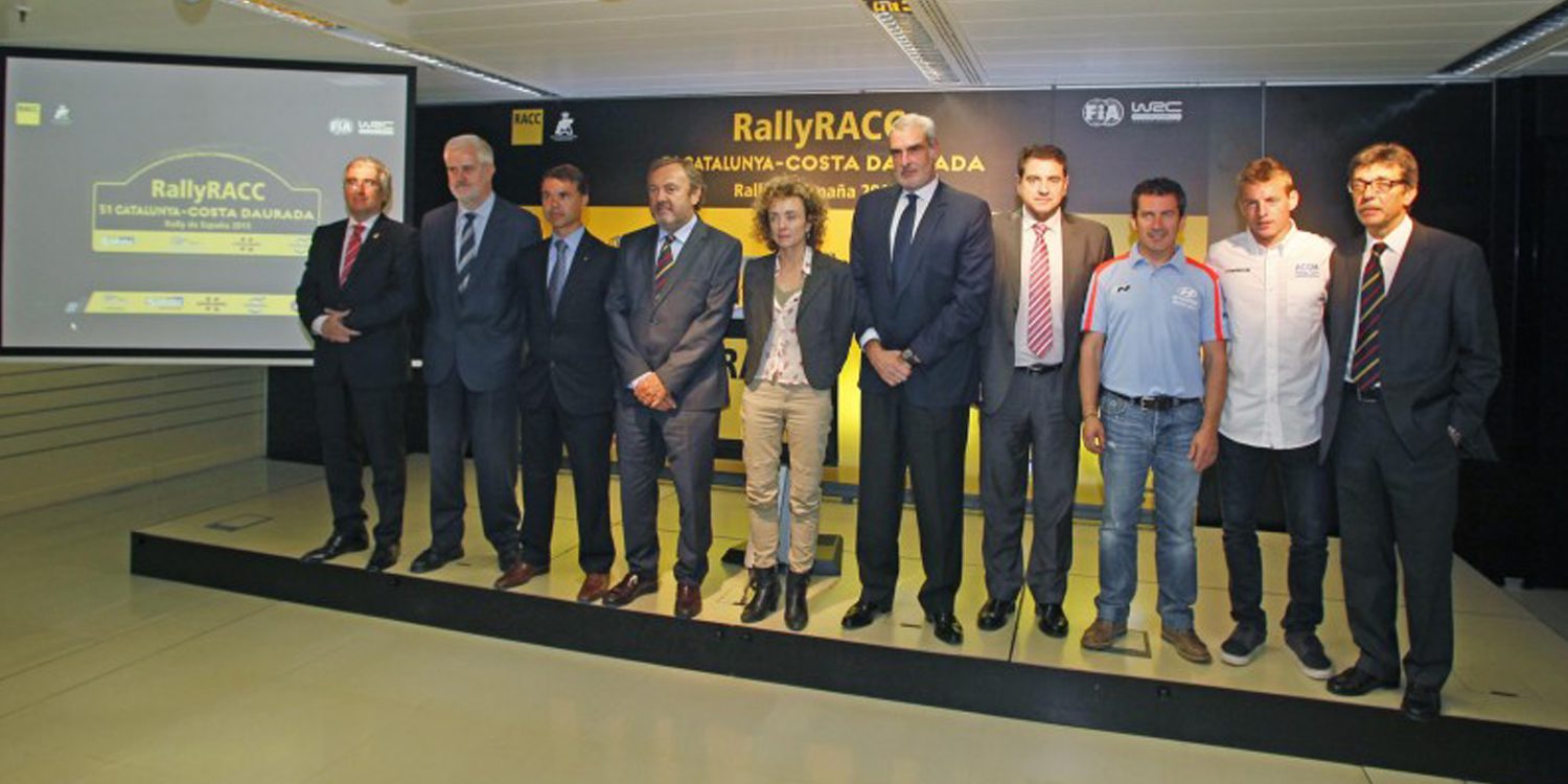 La presentación del Rally RACC 2015