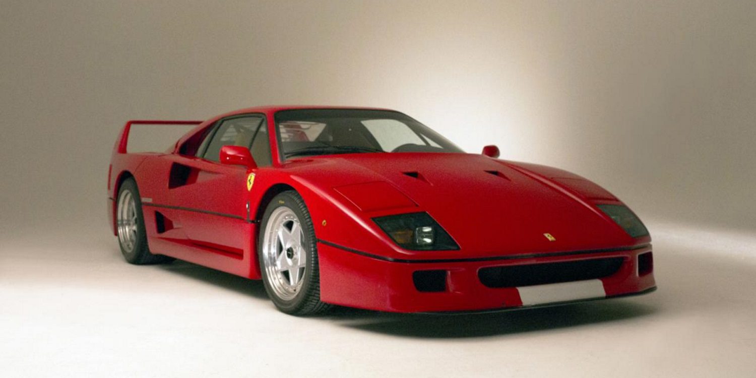 A por el récord: El único Ferrari F40 con interior completo en piel a subasta