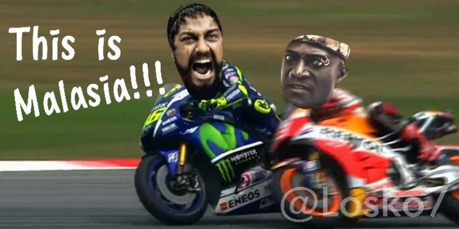 Los meme más divertidos del duelo Rossi vs. Márquez