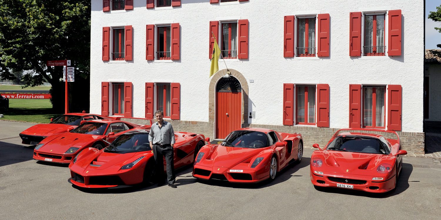 Enfrentamiento en pista entre los 5 Ferrari más radicales