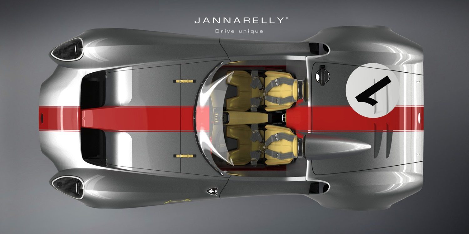 Nace un nuevo deportivo de gusto retro, el Design-1 de Jannarelly Automotive