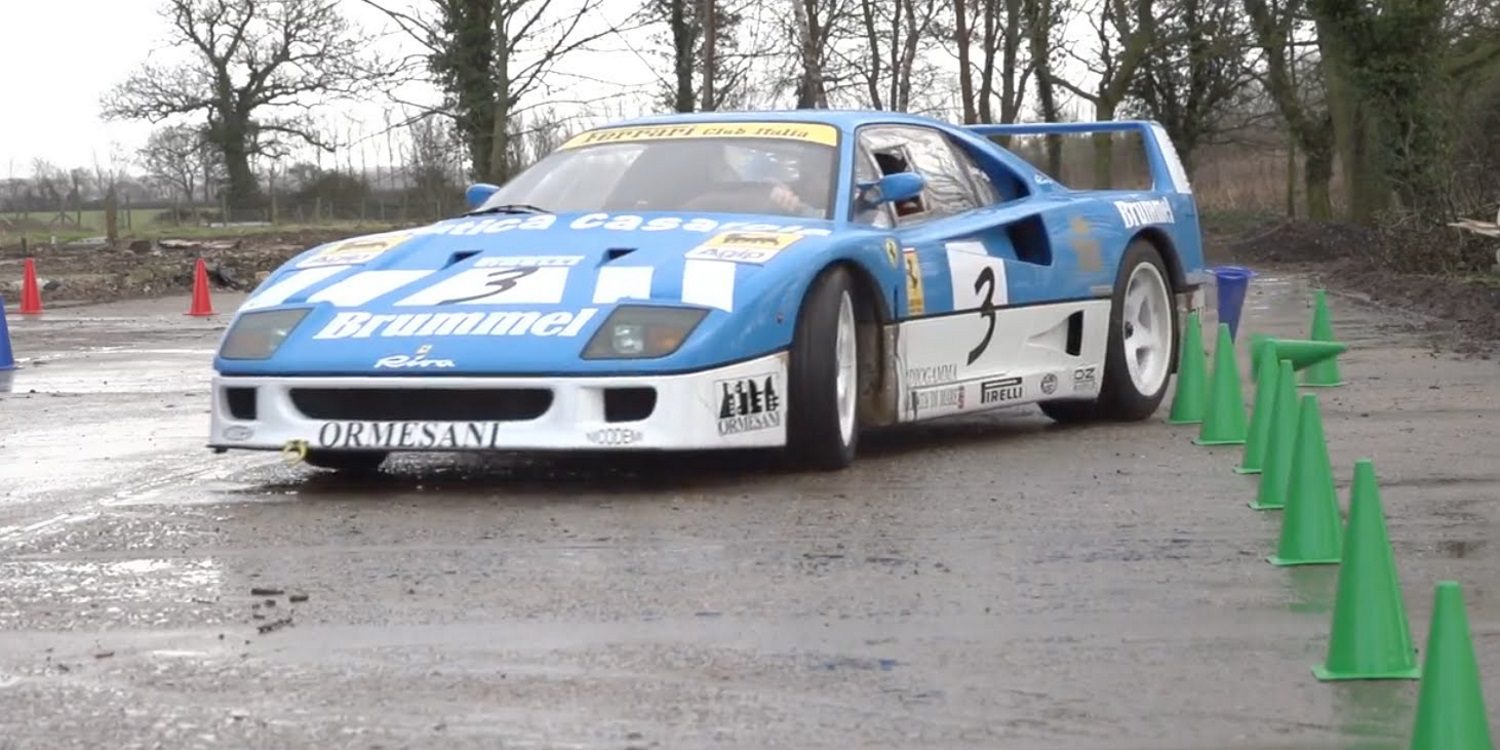 Vuelve TaxTheRich100 a la carga con un raro Ferrari F40 GT