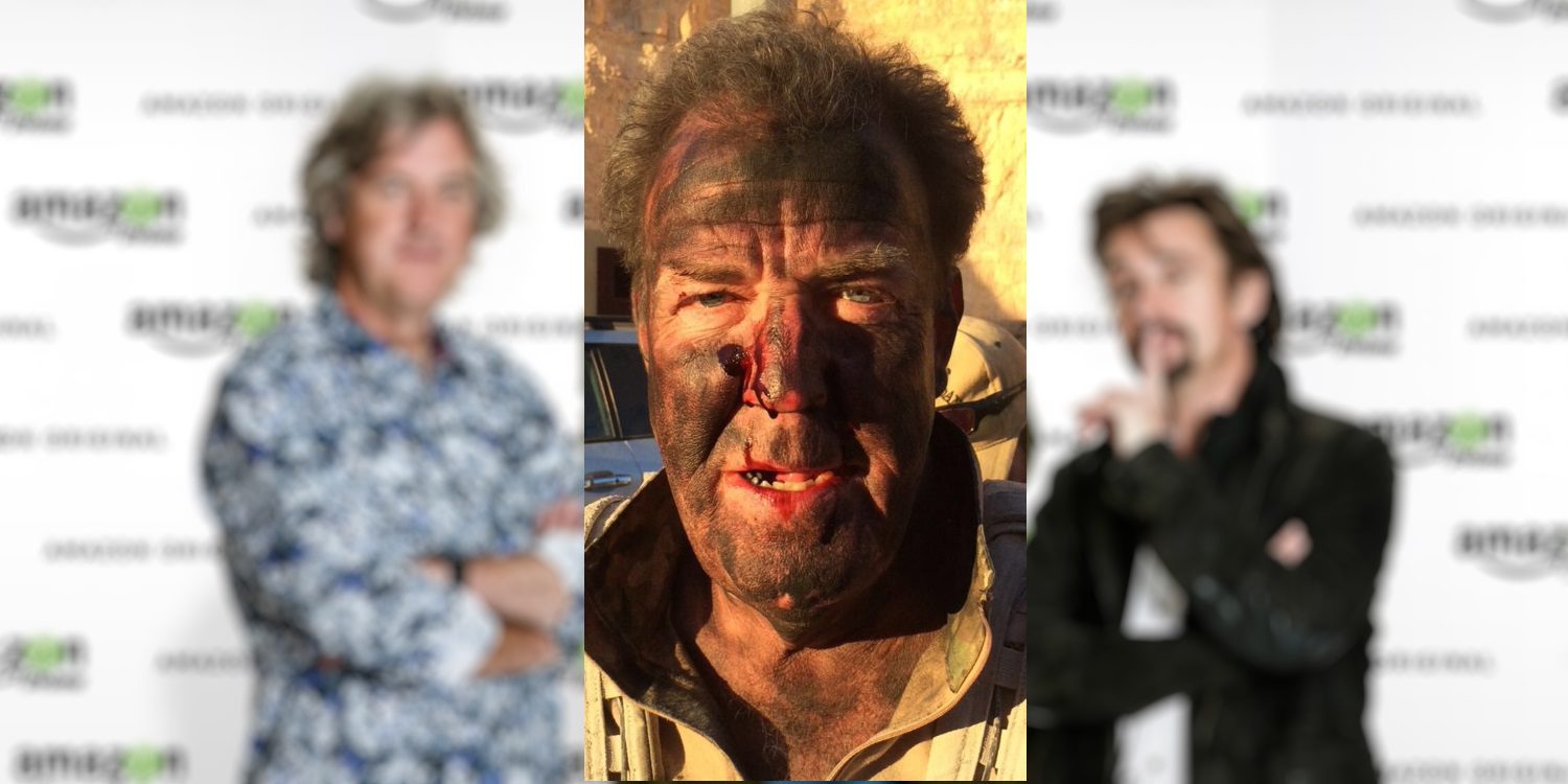 Jeremy Clarkson publica una imagen suya sucio y ensangrentado