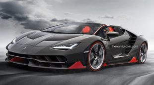 Primeros renders del Lamborghini Centenario Roadster