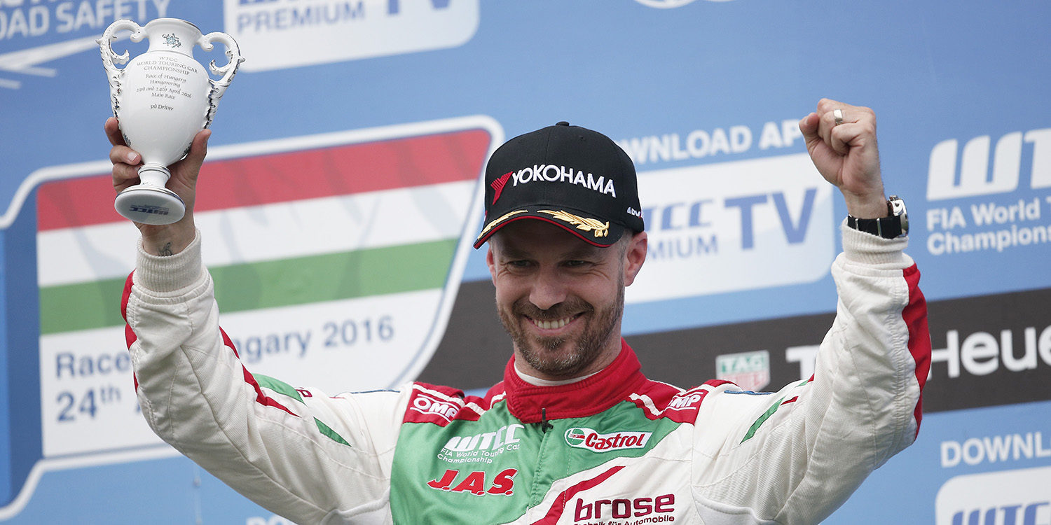 Tiago Monteiro suma otro podio en Hungaroring
