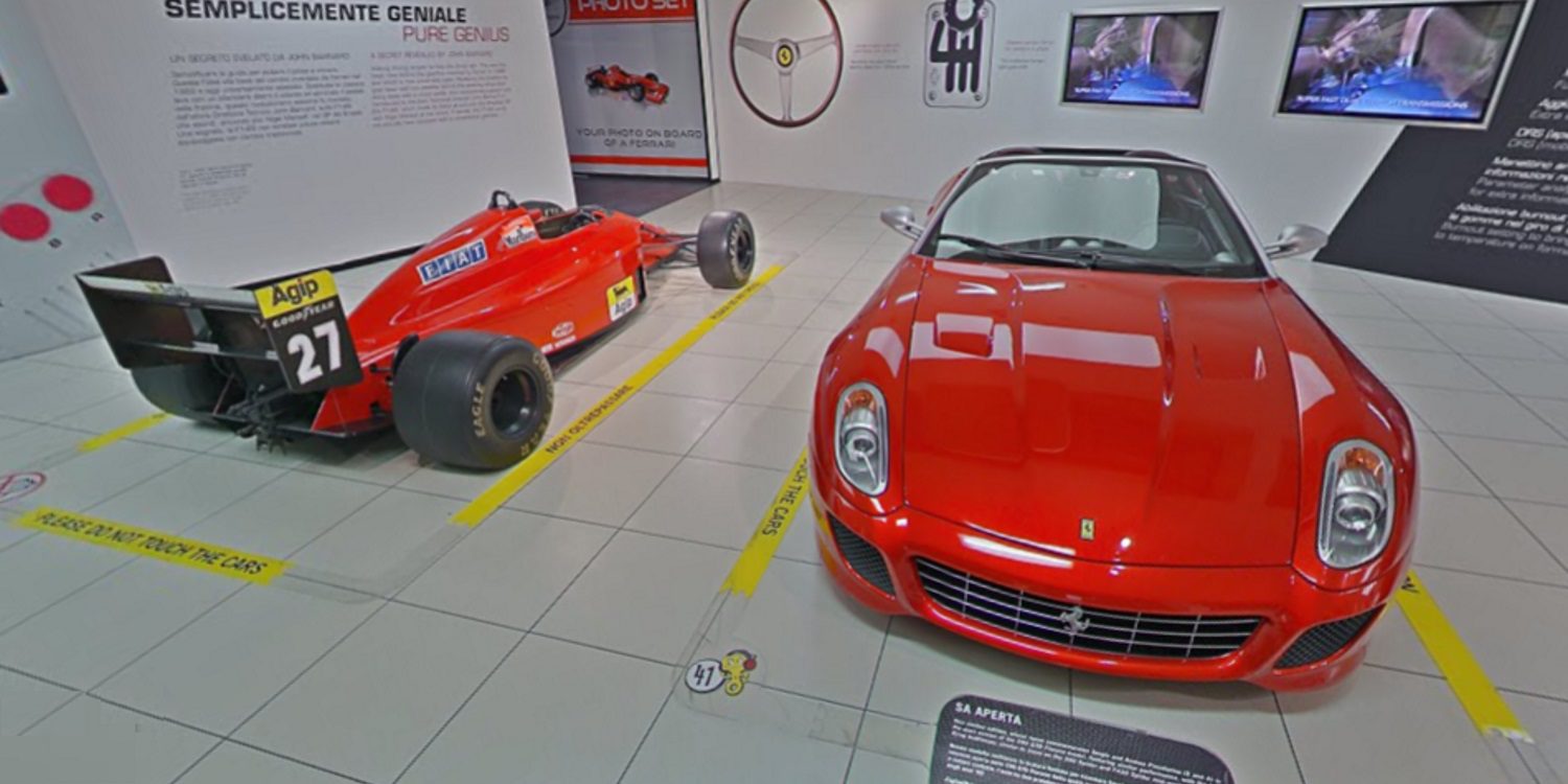 Visita virtual al museo Galleria Ferrari en Maranello
