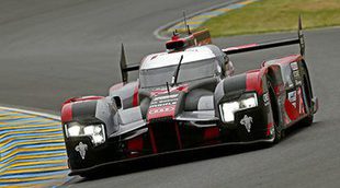 Audi manda en un accidentado Warmup en Le Mans