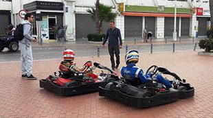 Said Taghmaoui promociona el circuito de karting de Agadir