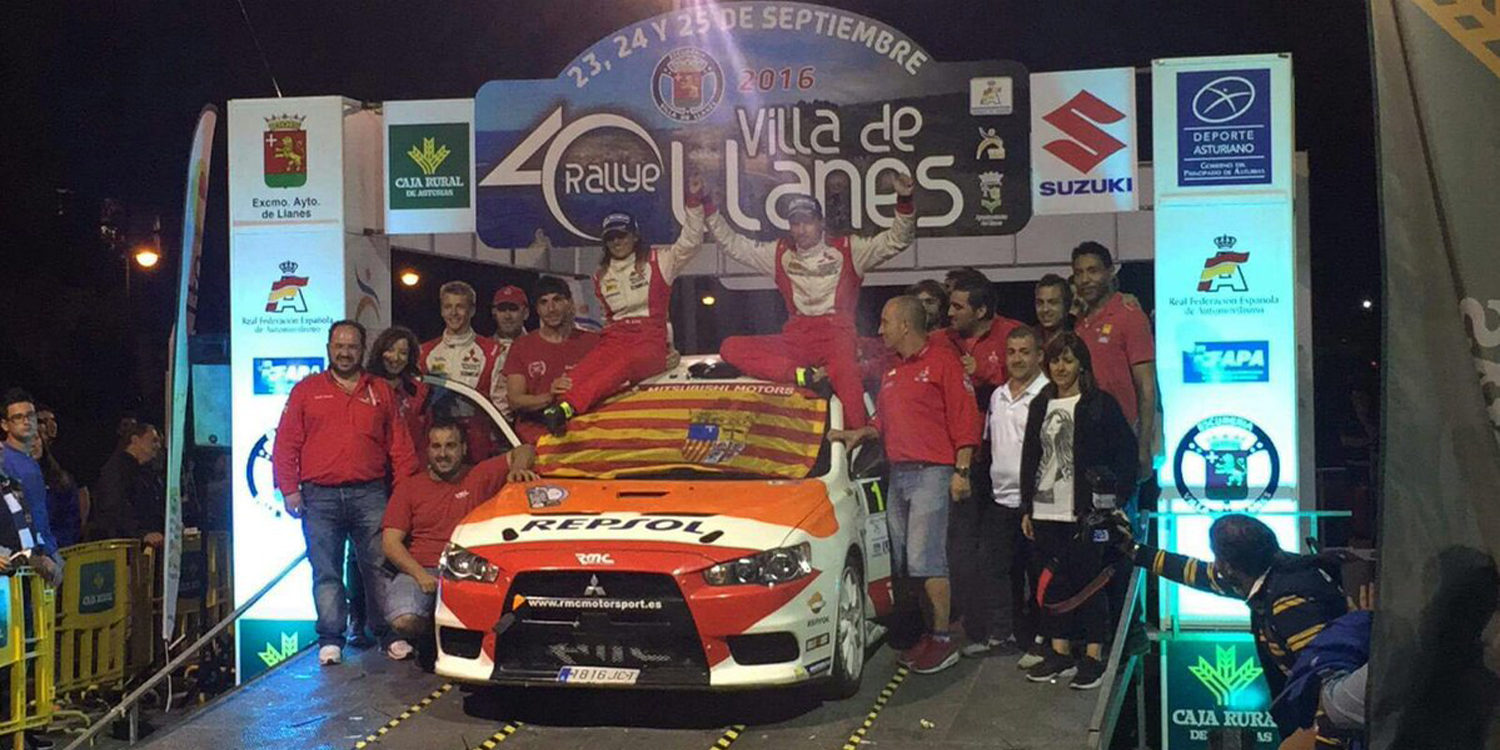 El Rally Villa de Llanes le da la victoria y el título a Cristian García