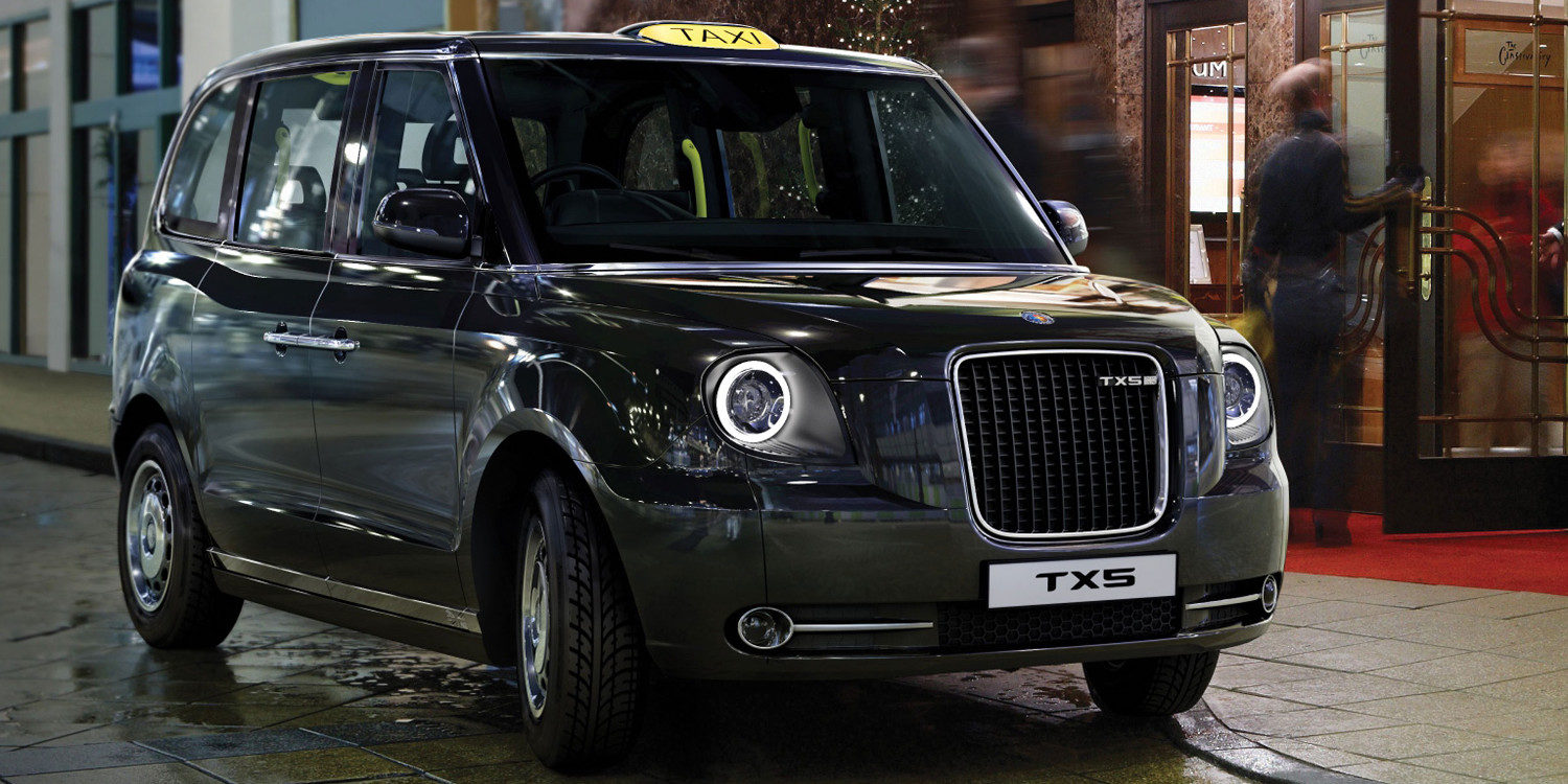 El TX5 mantiene la linea de taxis londinenses