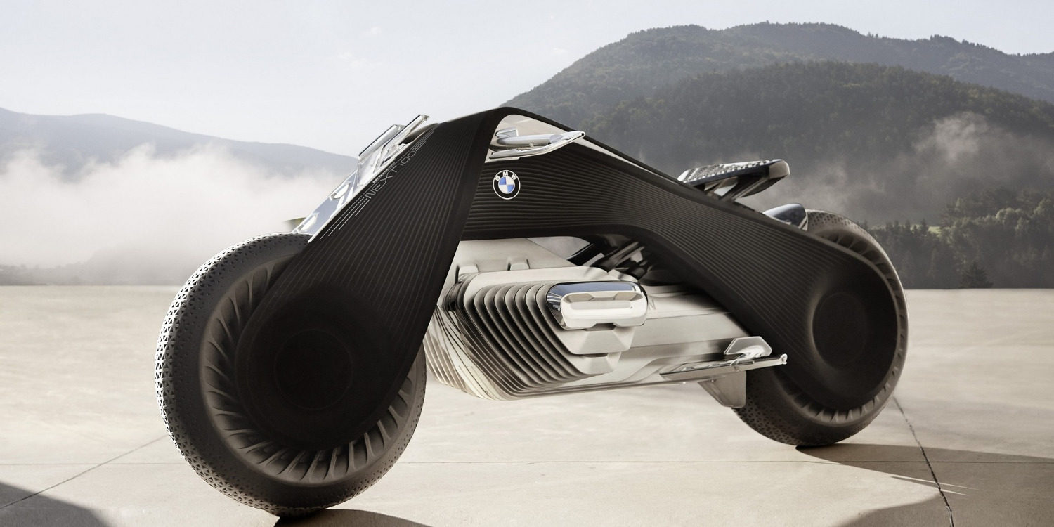 BMW Motorrad VISION NEXT 100, se sale de la realidad