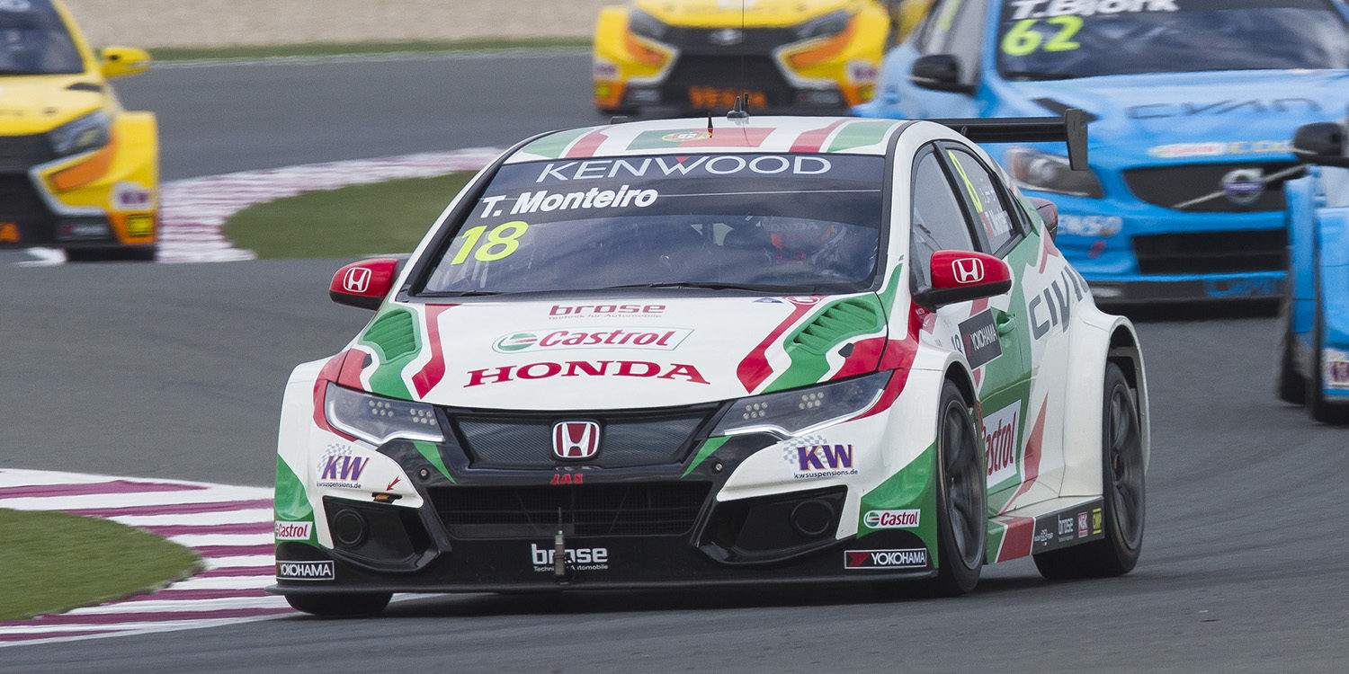 Tiago Monteiro y los Honda vuelan en los segundos libres
