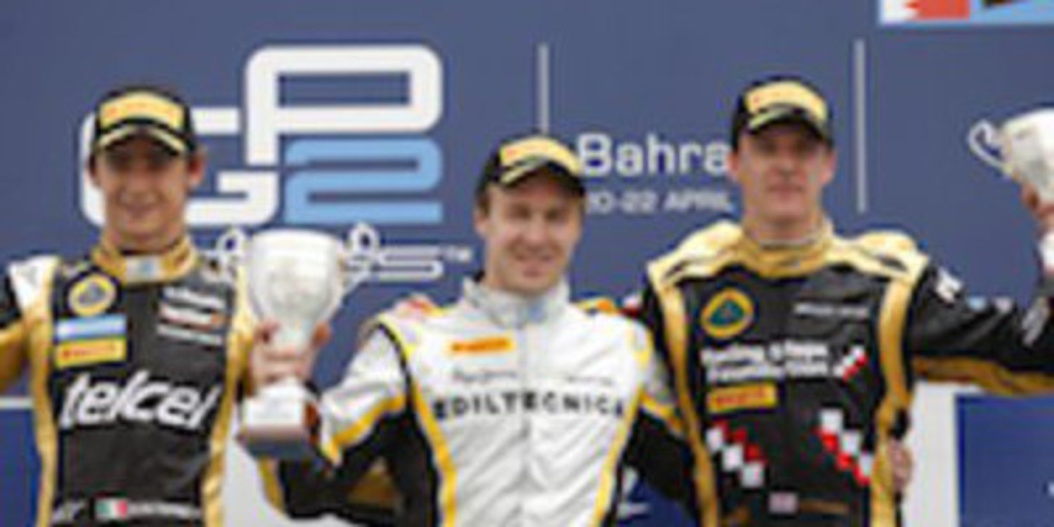 Valsecchi hace doblete en Baréin y es todavía más líder de GP2