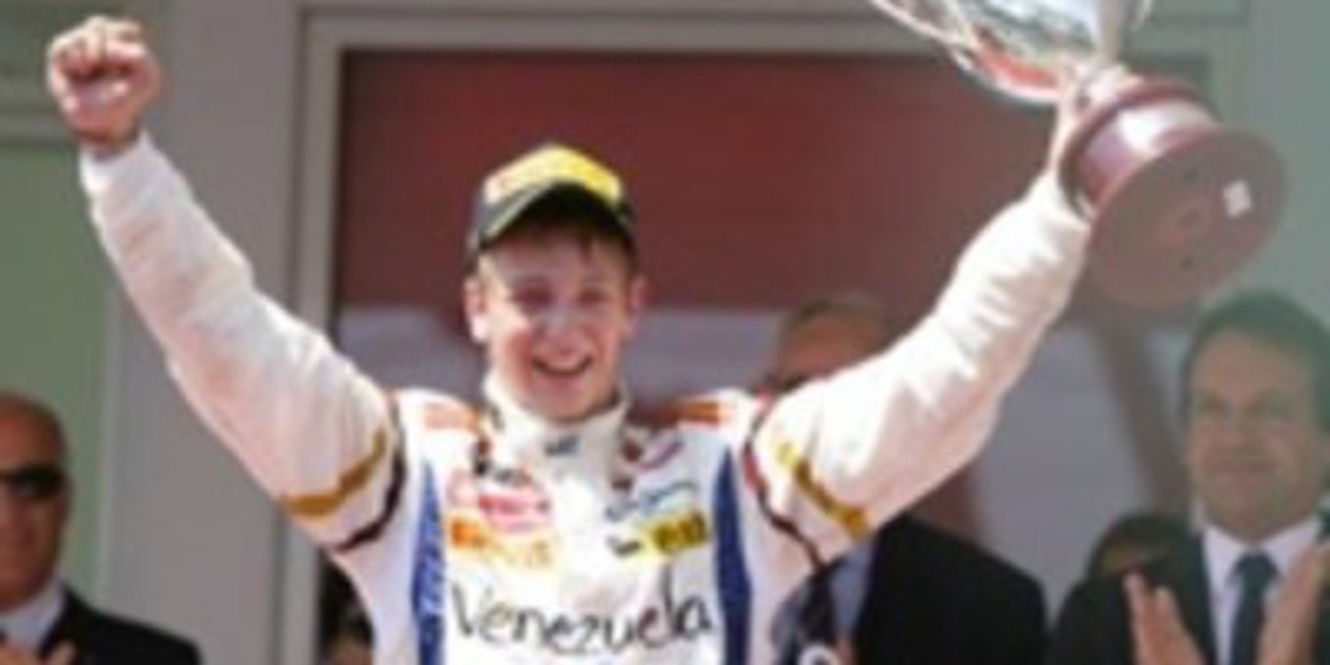 Johnny Cecotto consigue su primera victoria en GP2 en Mónaco