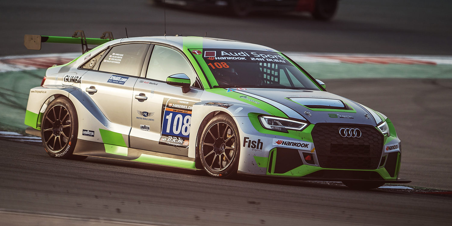 El Audi RS 3 LMS gana la categoría TCR en Dubai