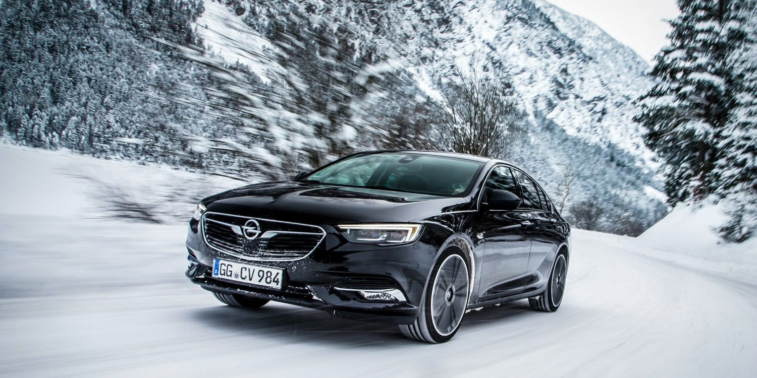 El nuevo Opel Insignia Grand Sport desafiando al invierno