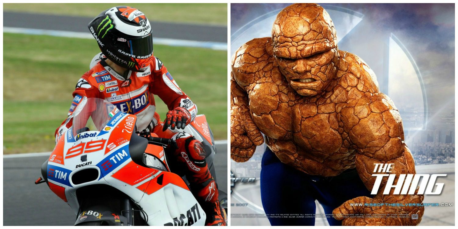 MotoGP: Jorge Lorenzo, La Cosa en "Los 4 fantásticos"