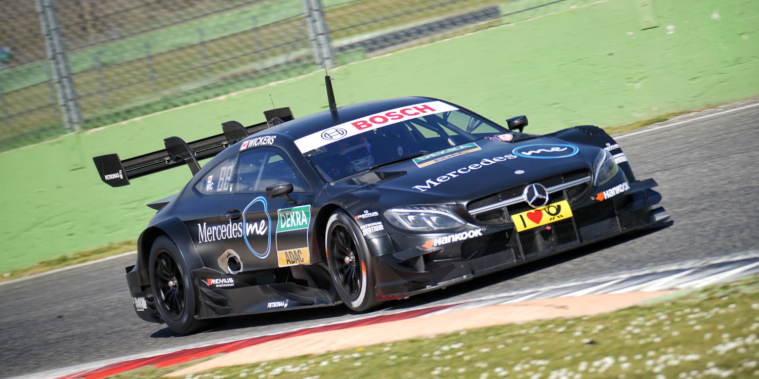Test del Mercedes-AMG C63 DTM en Vallelunga