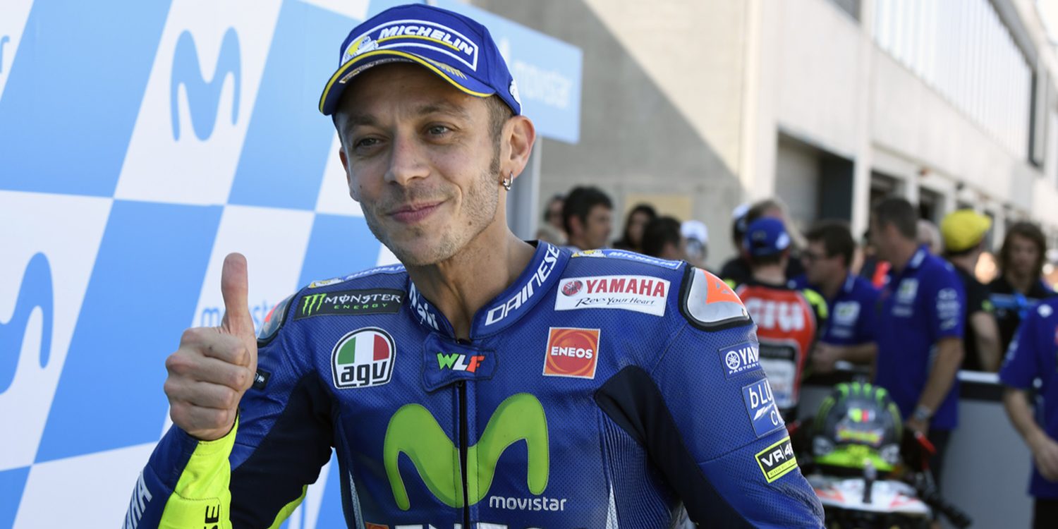 Valentino Rossi: "Puedo pilotar bastante bien y por ello estoy muy contento"