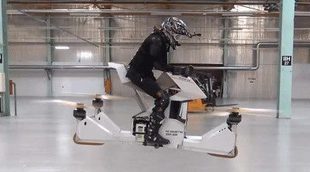 Solo para la policía de Dubái llega la moto voladora HoverBike Scorpion-3