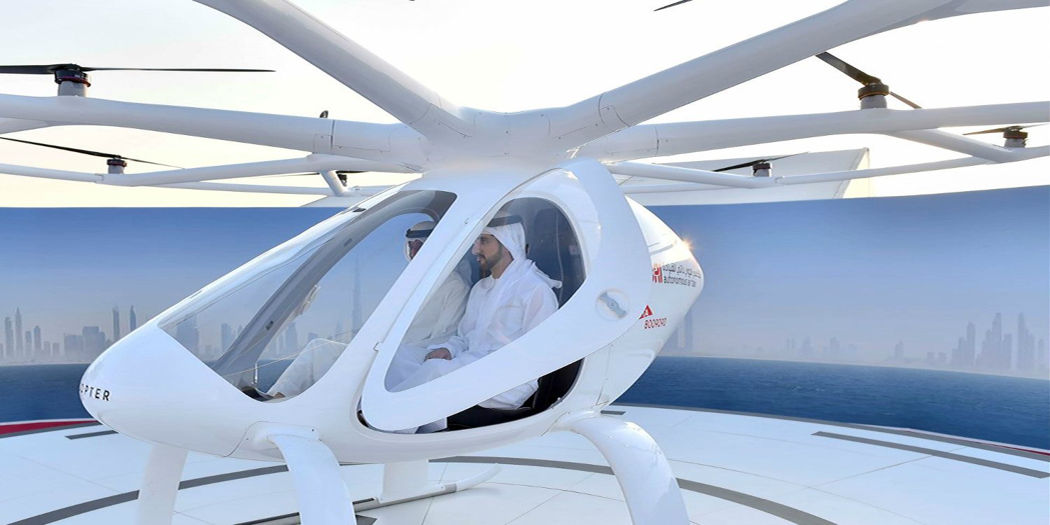 Ahora en Dubái los taxis aéreos surcan los aires