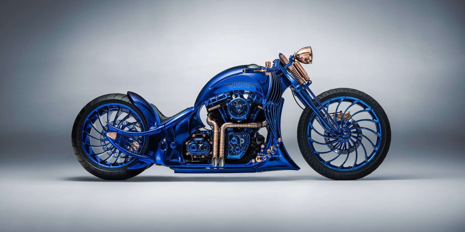 Deslúmbrate con la Harley-Davidson Bucherer Blue Edition