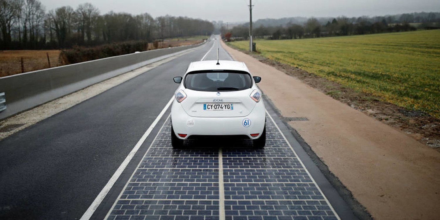 China construye una autopista solar