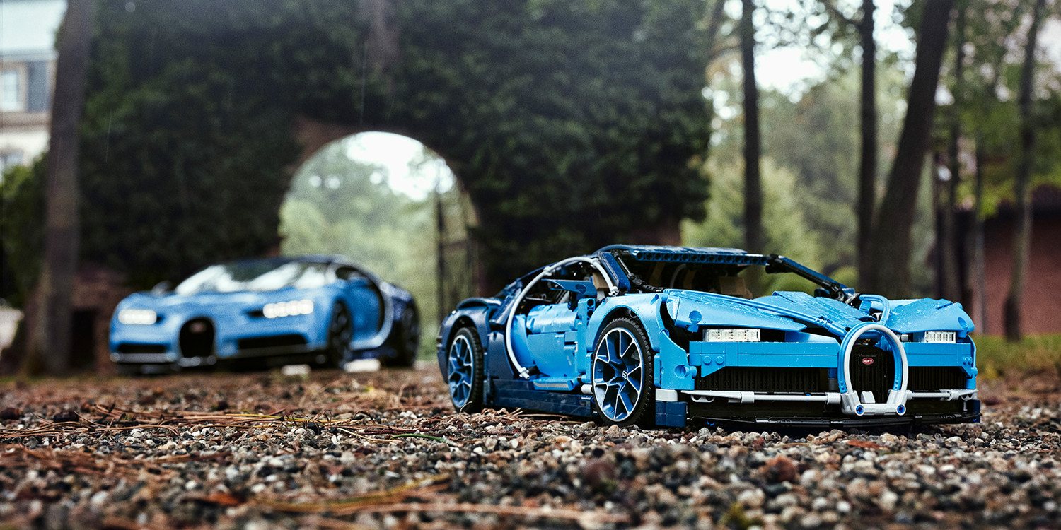 Lego presentó un Bugatti Chiron a escala